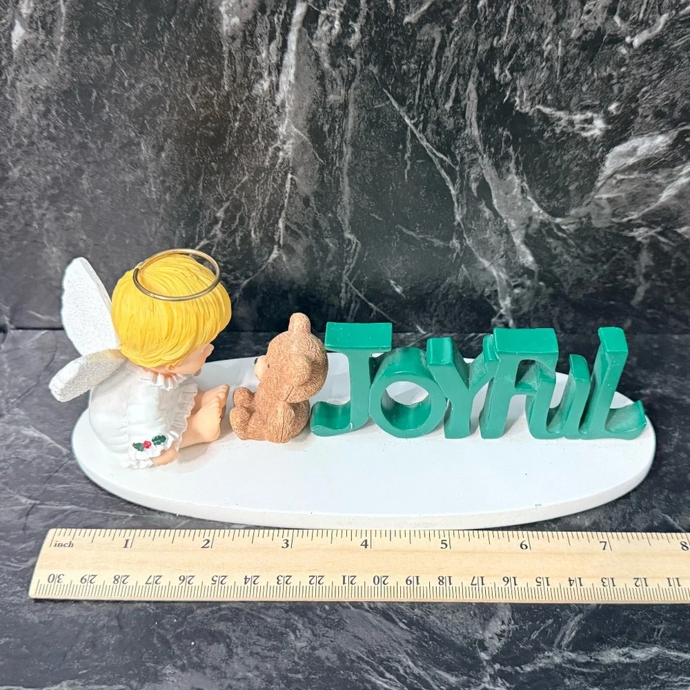 Angels Decorative Table Signs with “Joyful” and “Faith